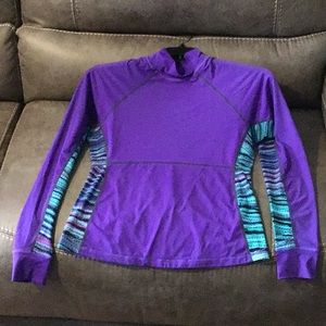 Athleta long sleeve high neck shirt